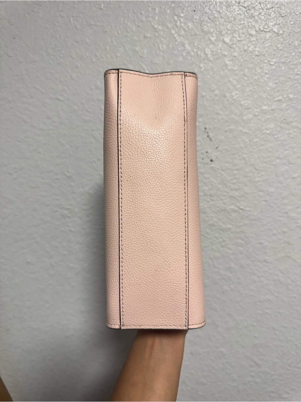 Marc Jacobs Blush Pebbled Leather Satchel with Gold Lock - Picture 7 of 9